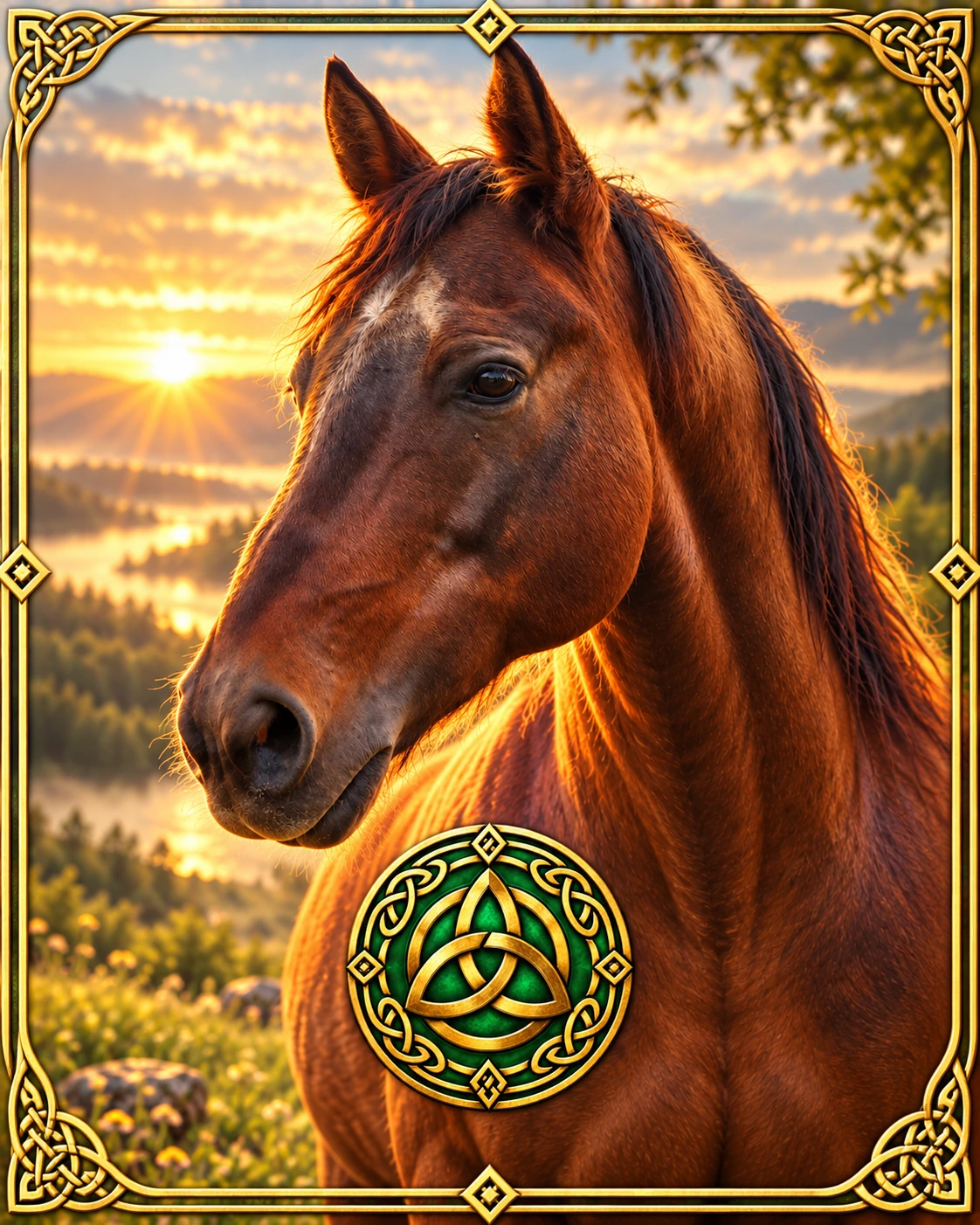 Shaman Horse Medicine Card opening portrait