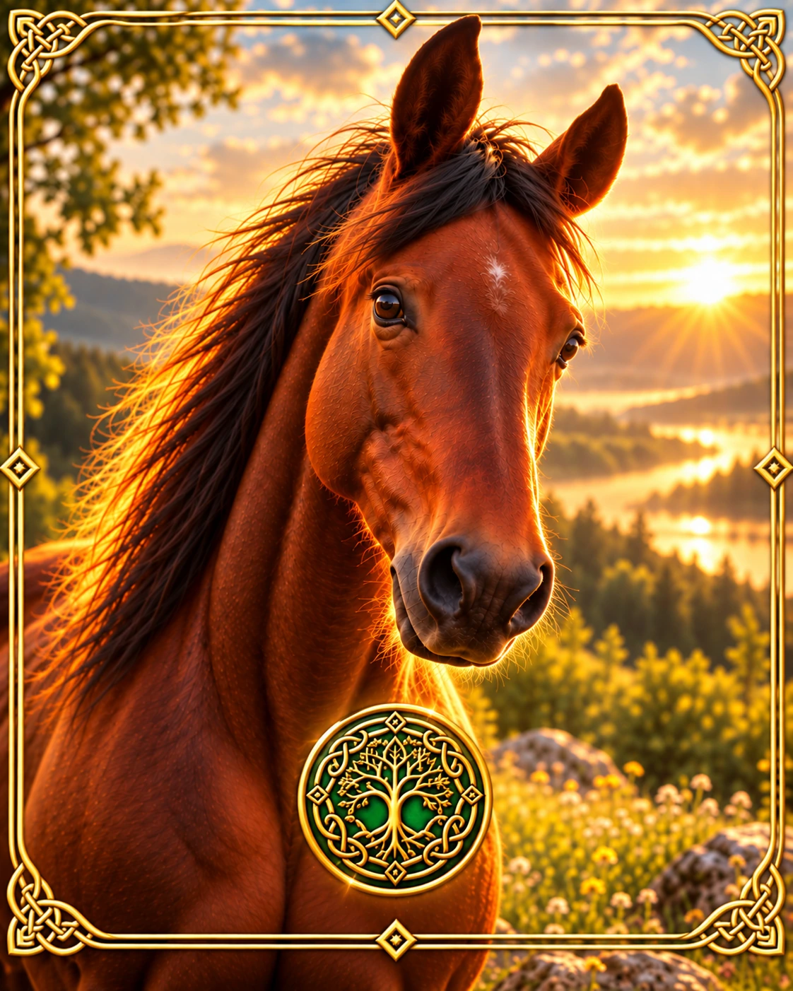 T.J. Horse Medicine Card opening portrait